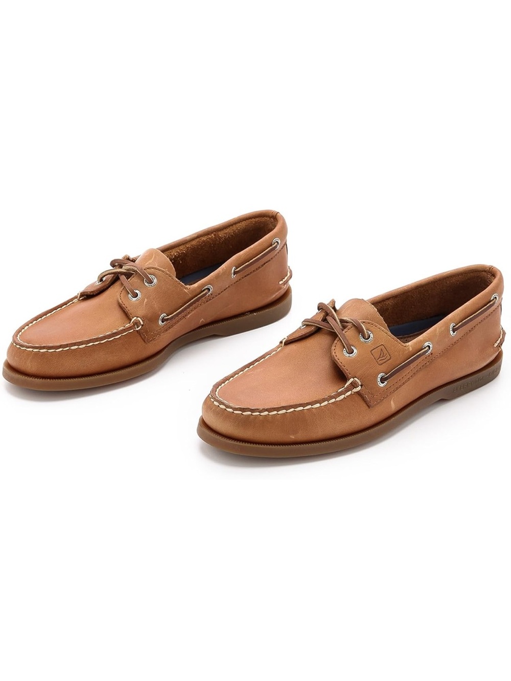 Sperry Men's Authentic Original 2-Eye Leather Boat Shoe - Sahara - Size 10.5